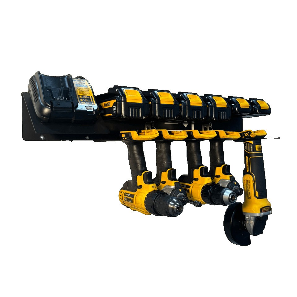 Drill & Locking Battery Charging Station compatible with DeWalt 20v