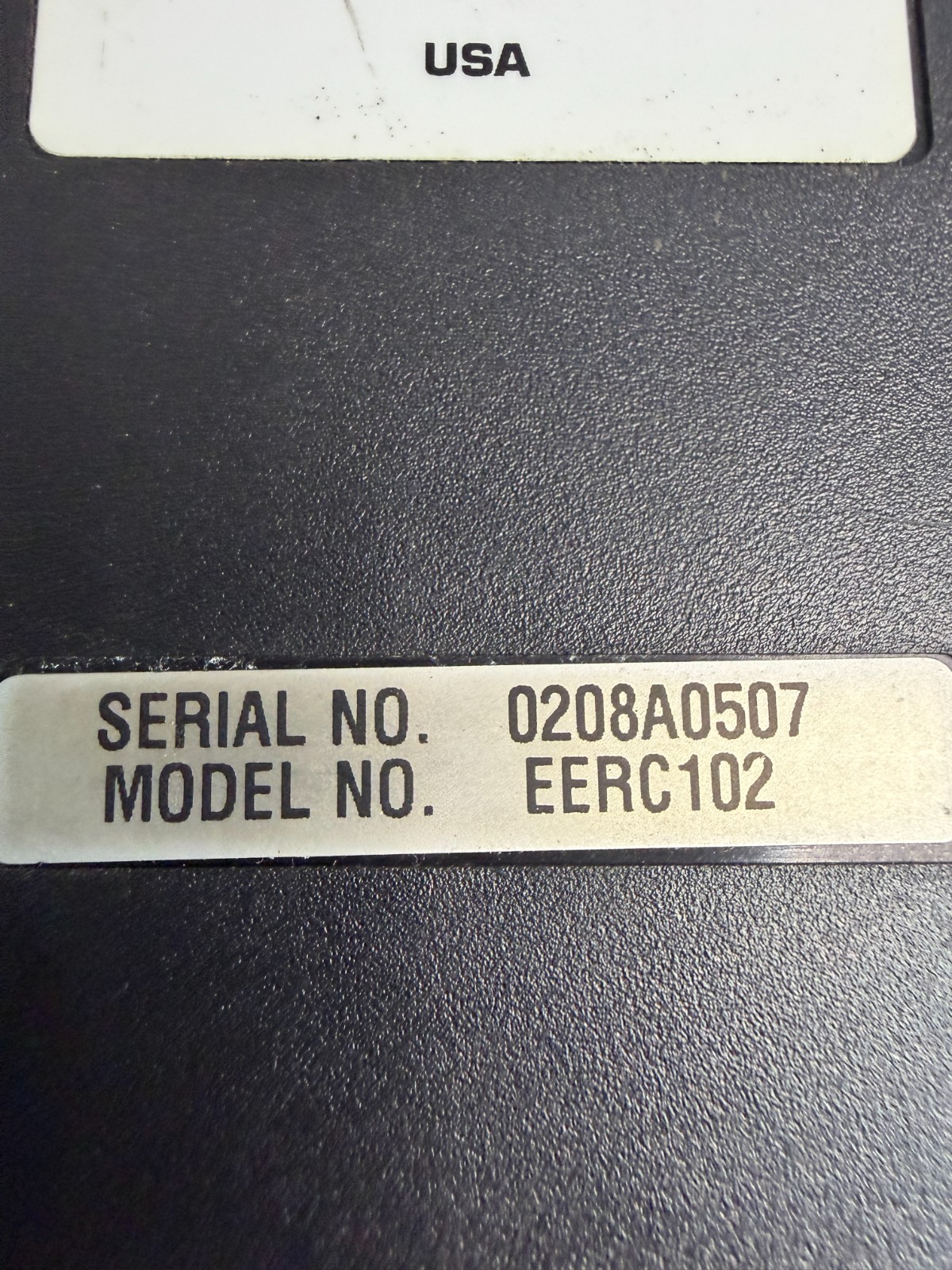 Sun Machine Diagnostics Snap-on Remote Control Model # EERC102A