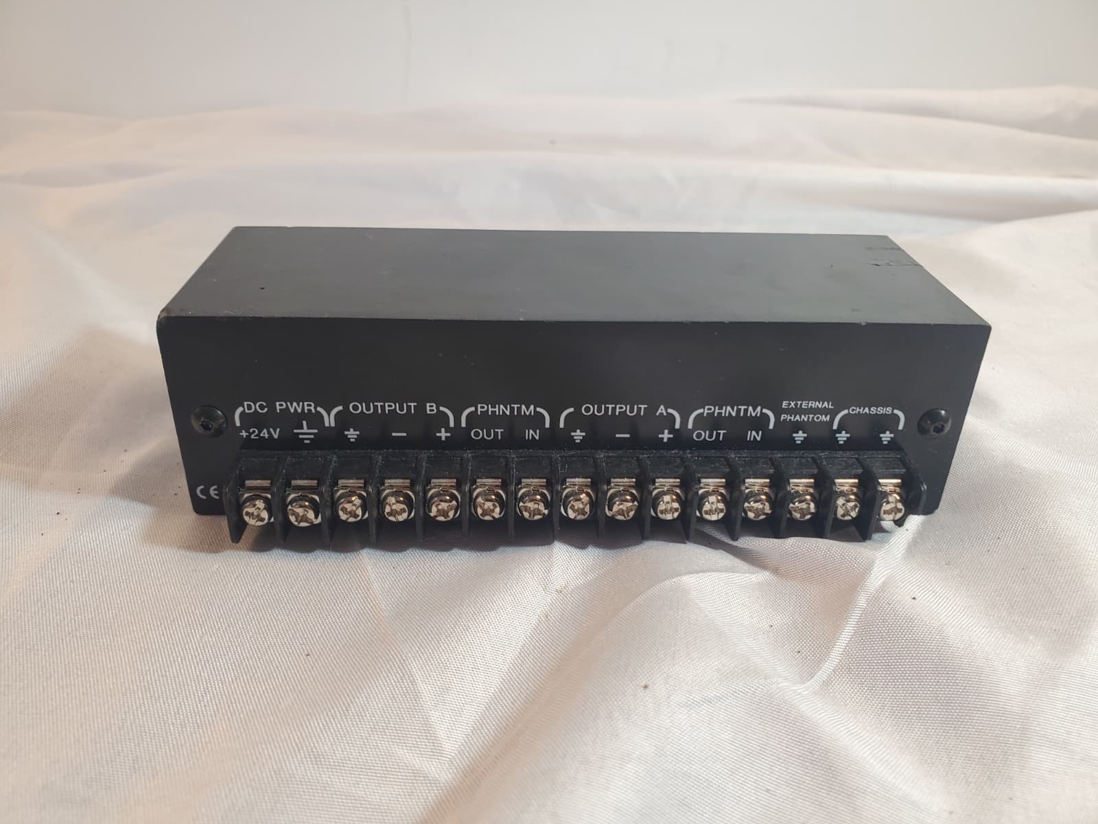RDL RU-MP2 Stereo Mic Preamplifier Tested Working No Power Supply