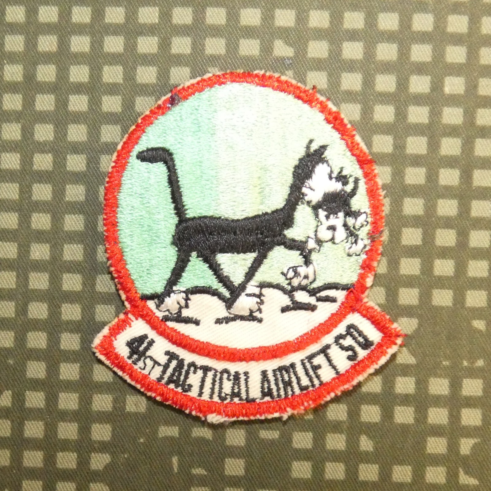Original Vietnam War era USAF 41st Tactical Airlift Squadron TAS Patch