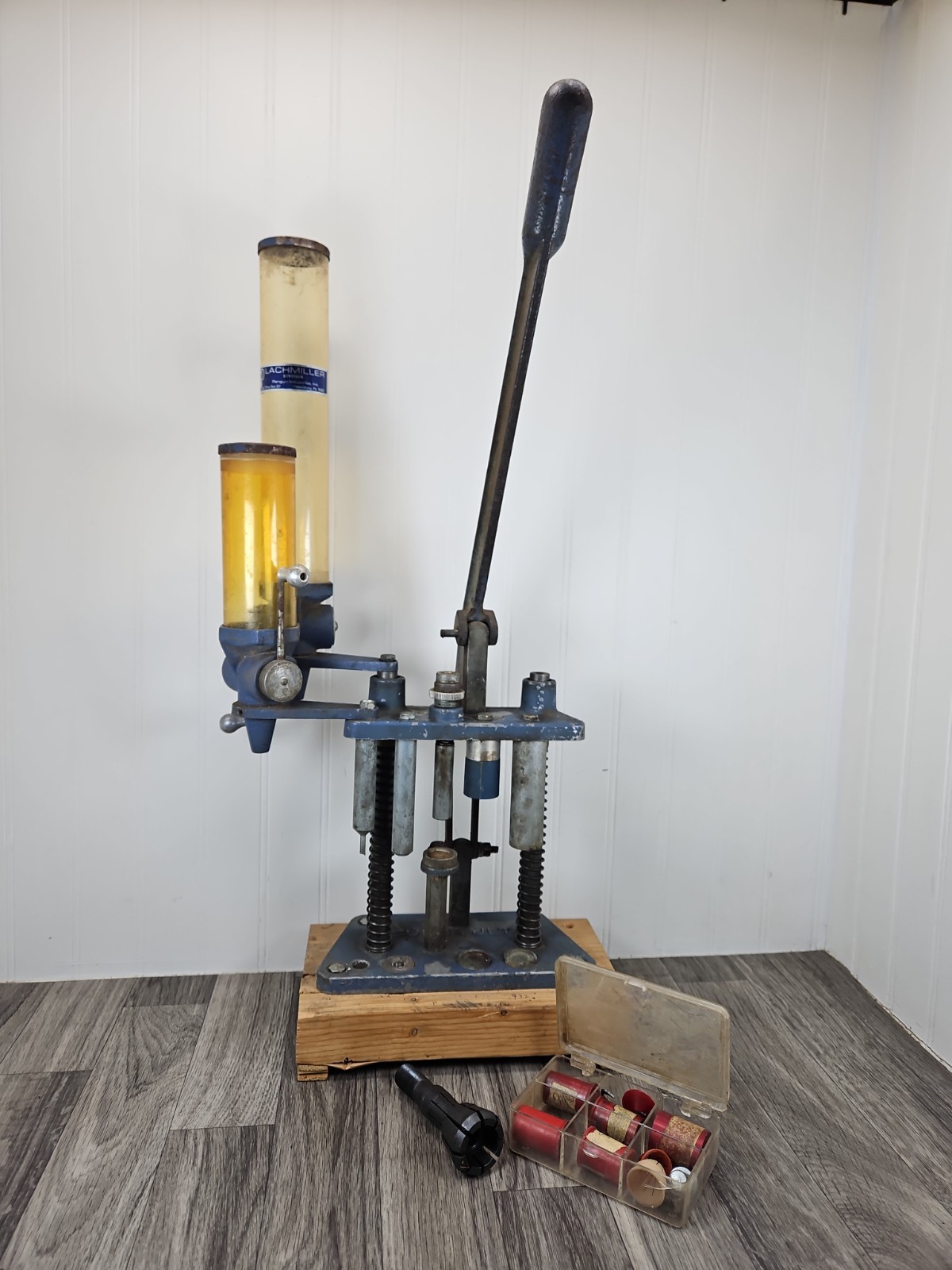 Vintage Lachmiller Super Jet 12 Gauge Shotshell Reloading Press 12 Ga USA
