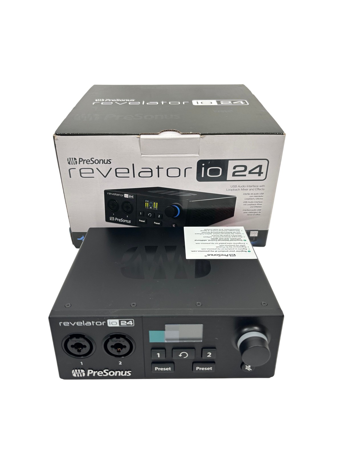 PreSonus Revelator io24 Desktop 2x4 USB Type-C Audio/MIDI Interface