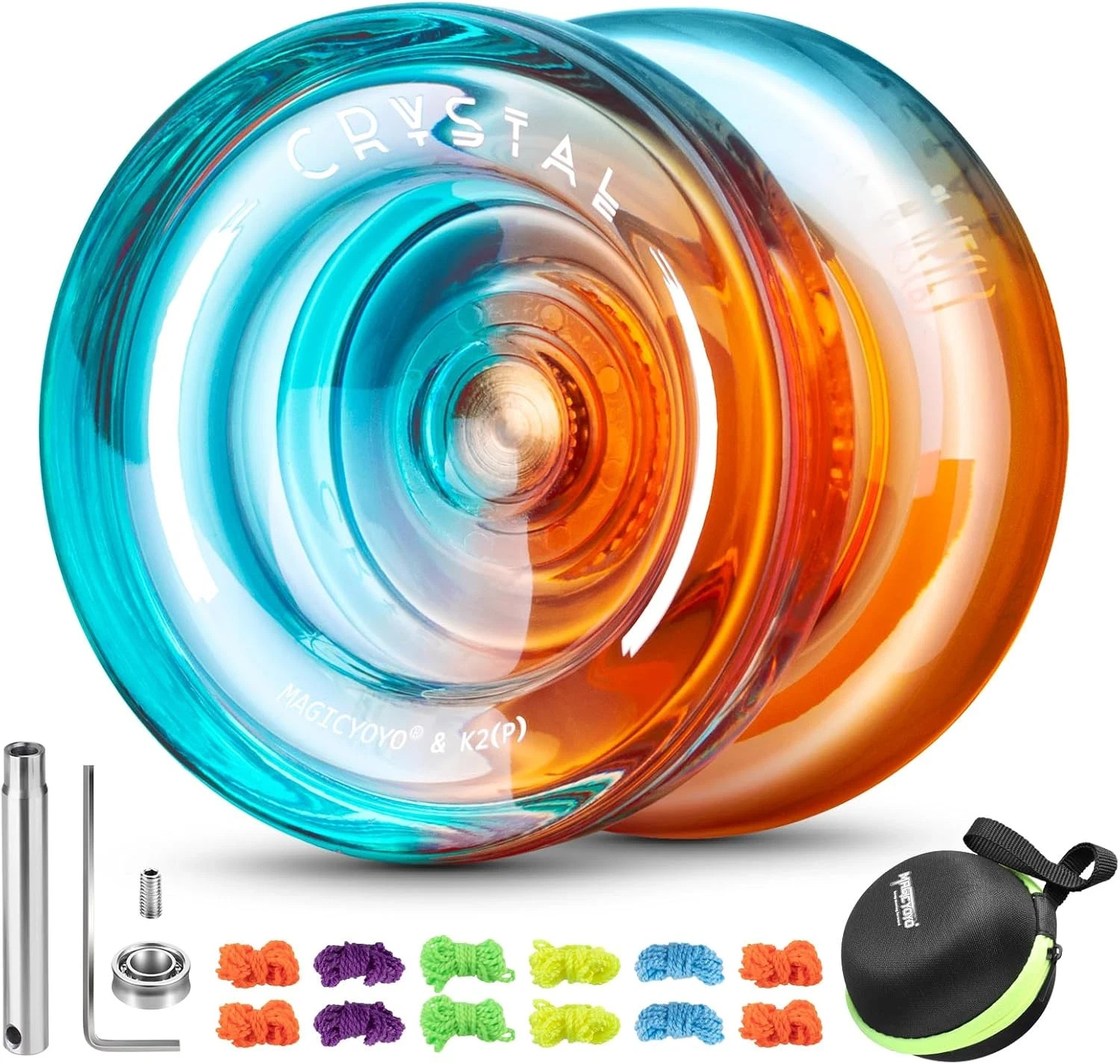 Crystal - Professional Responsive Yoyo for Kids Beginners, Dual Purpose