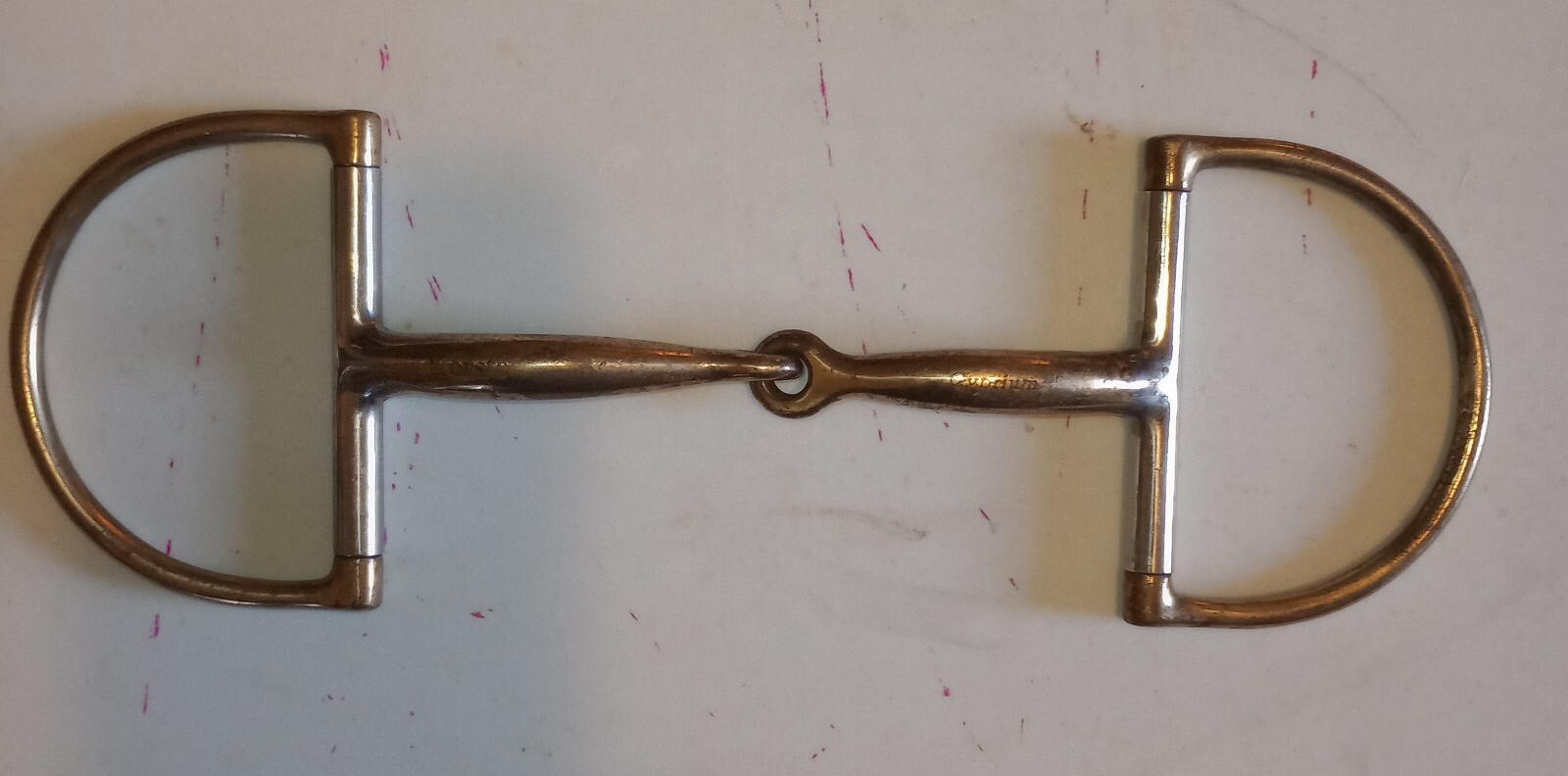 5 3/4" Cyprium Dee Ring Snaffle Curved Nickel Free
