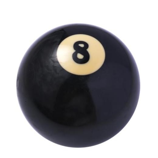 Billiard Ball Gear Knob Gear Stick Shifter Knobs Marbling Pool Ball Black 8