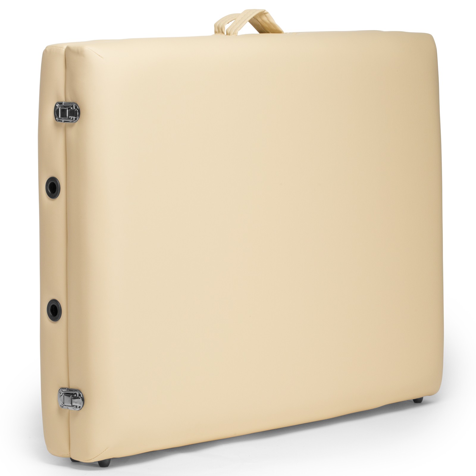OPEN BOX - Cream Portable Massage Table with Carrying Case