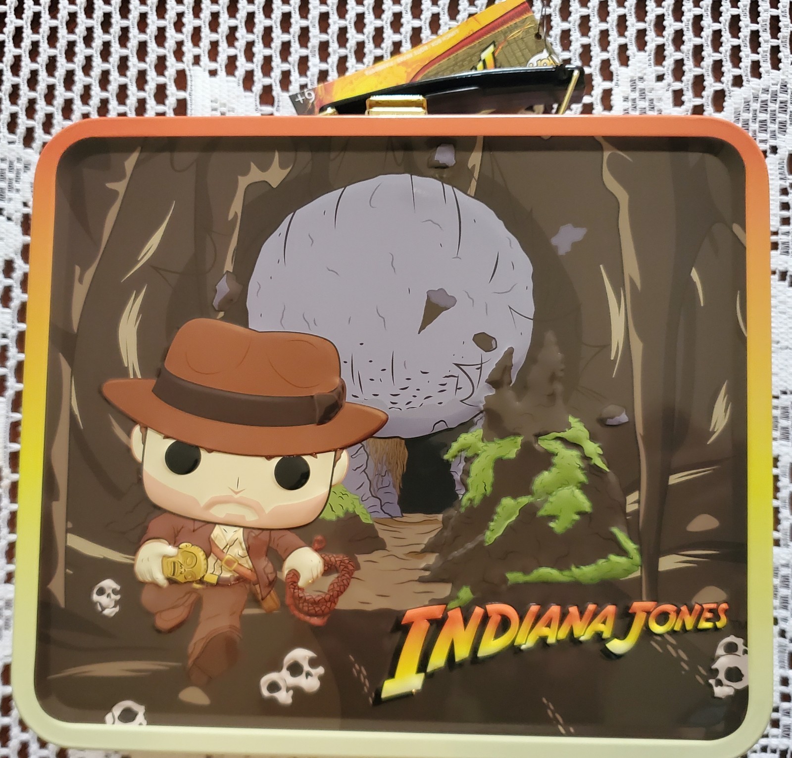 Funko Indiana Jones Metal Embossed Lunch Box Tin Collectible Lucasfilm NWT