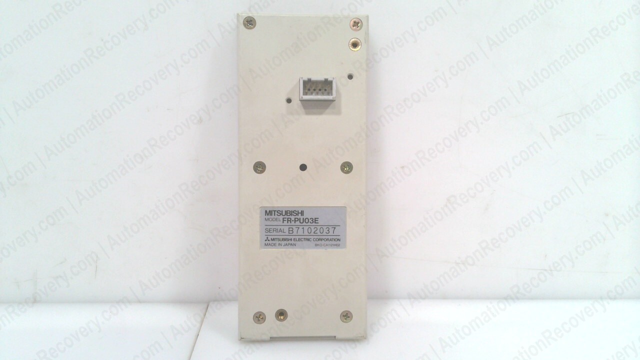 MITSUBISHI ELECTRIC FR-PU03E, PARAMETER CONTROL UNIT #332403