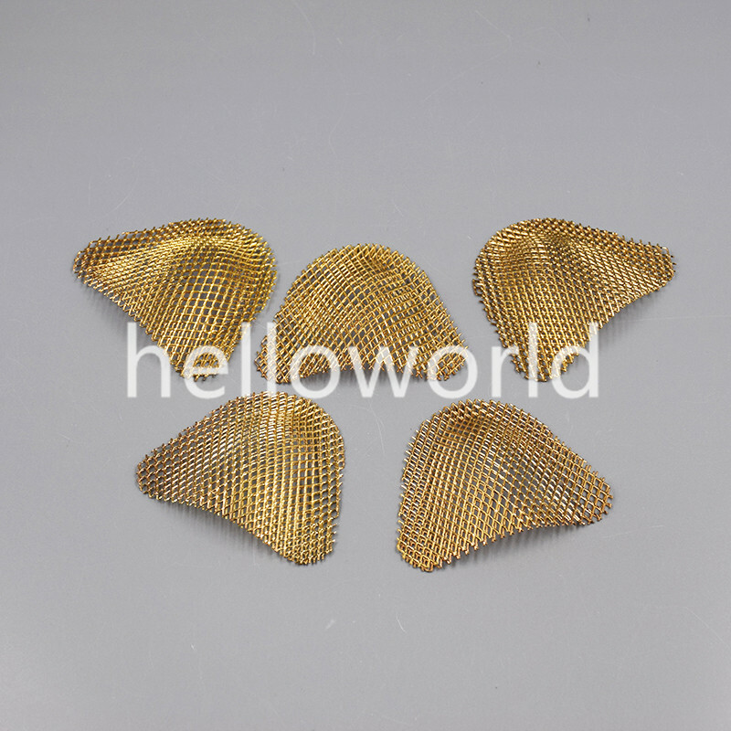 20 Pcs Golden Dental Impression Strengthen Metal Net Trays For Upper Teeth New