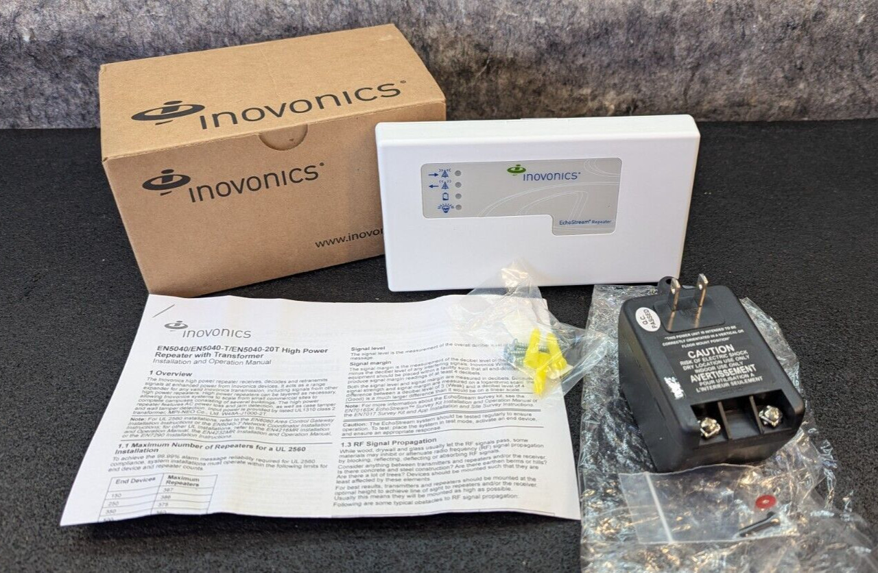 🔥NEW🔥 Inovonics EN5040-T High Power Repeater With Transformer