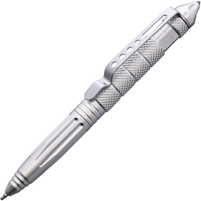 Coeburn Tool Silver-Color Aluminum Pen Glass Breaker Black Ink w/ Blue Refill