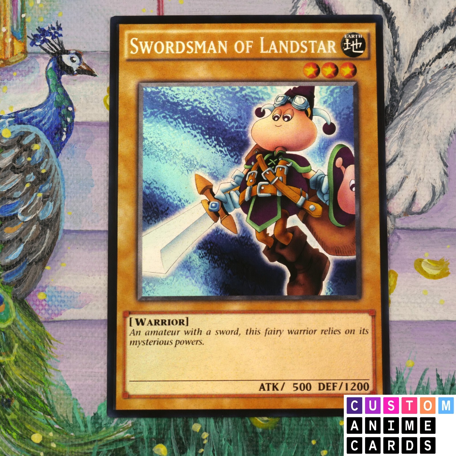 Swordsman of Landstar ANIME EFFECT HOLO card