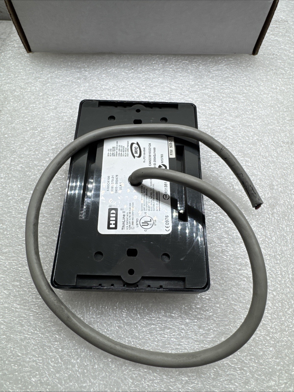 Used HID 5395CK100 Prox ThinLine II Wall CARD READER