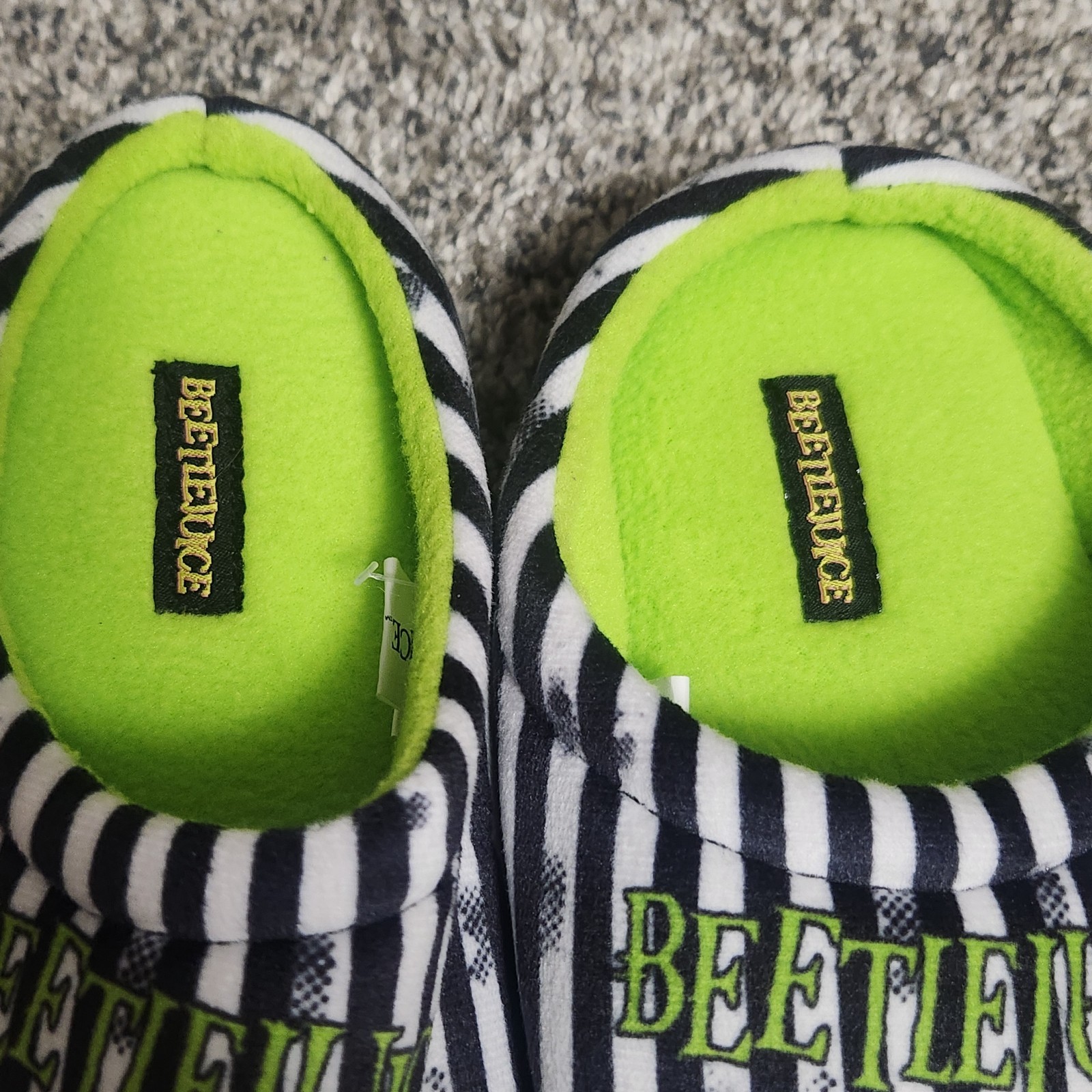Beetlejuice Slippers Size Small New With Tag