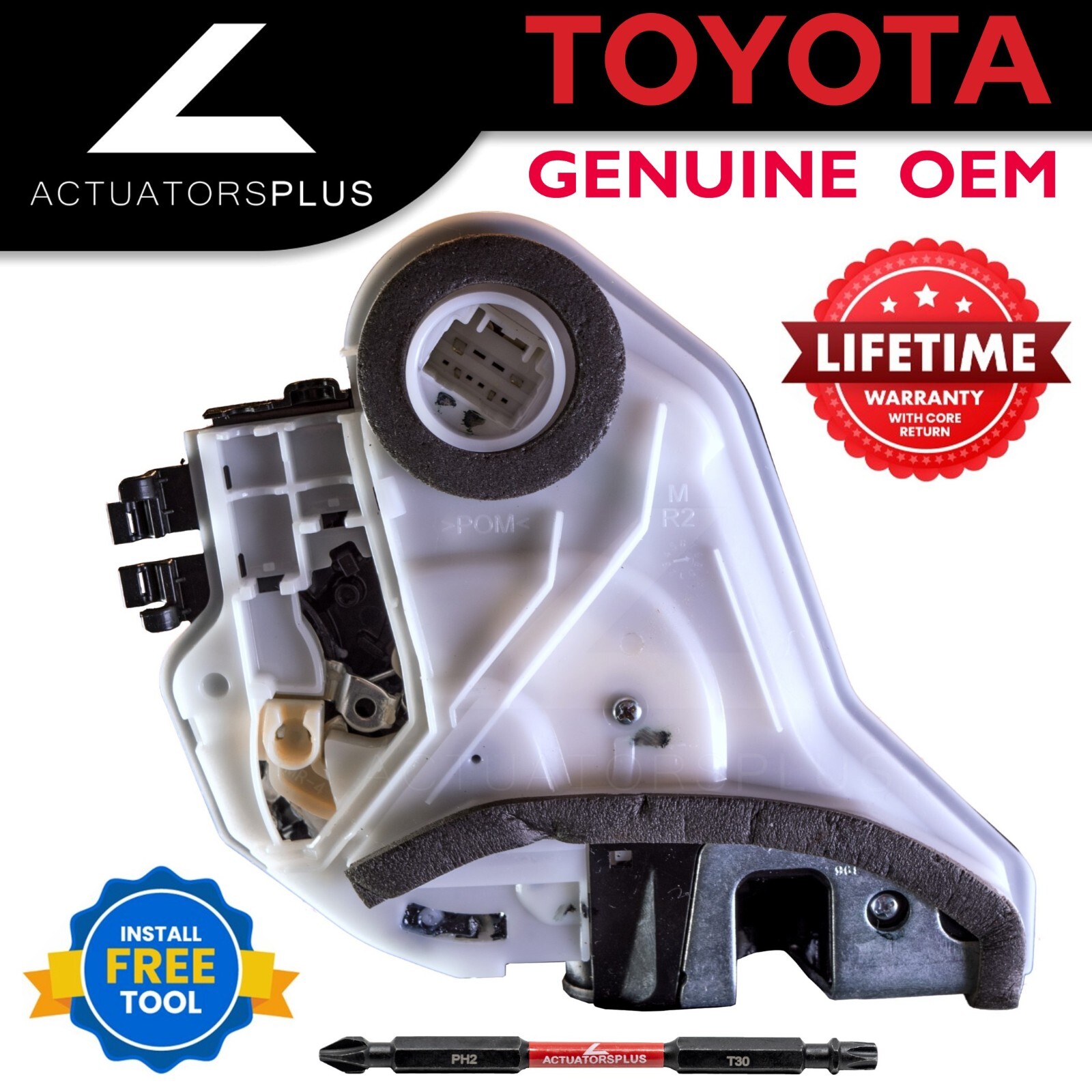 Toyota Corolla OEM Rear Right Door Lock Actuator 2014-2019 **Without Push Start