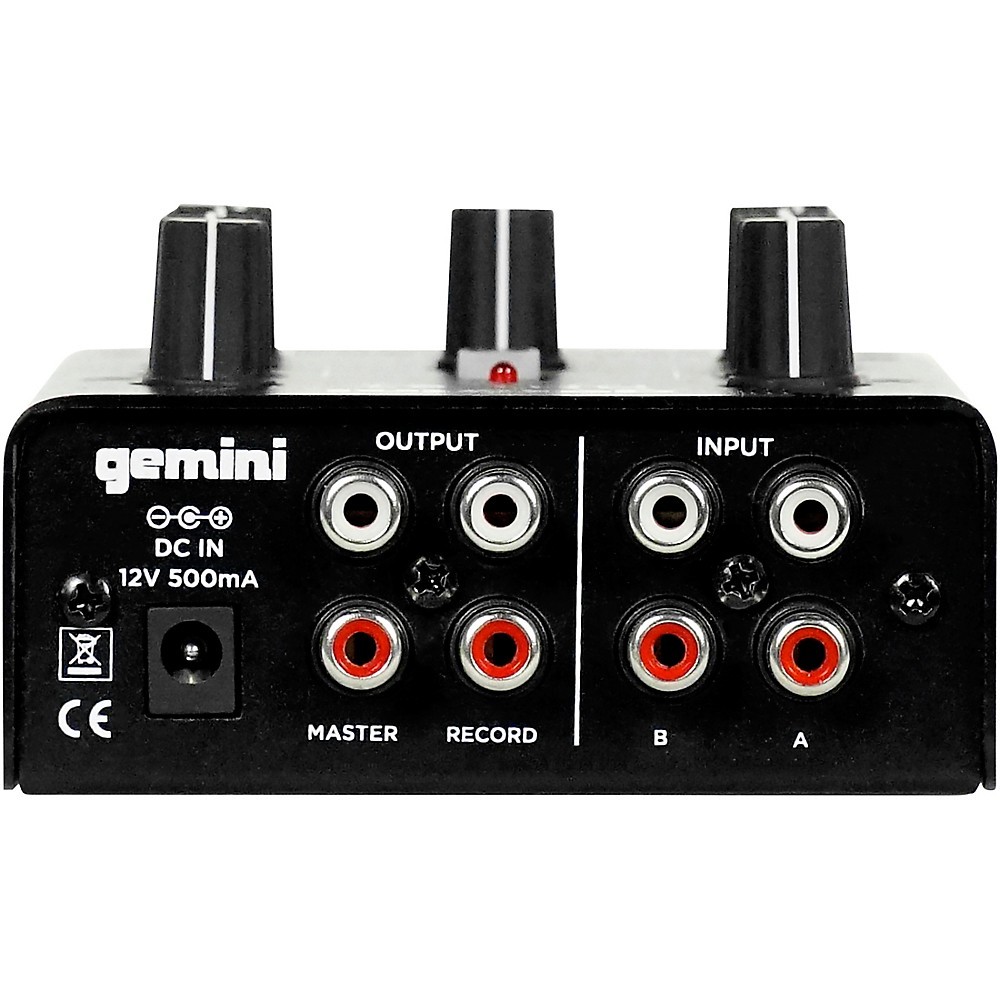 Gemini Gemini MM1BT 2 Channel Mixer with Bluetooth Input Regular Refurbished