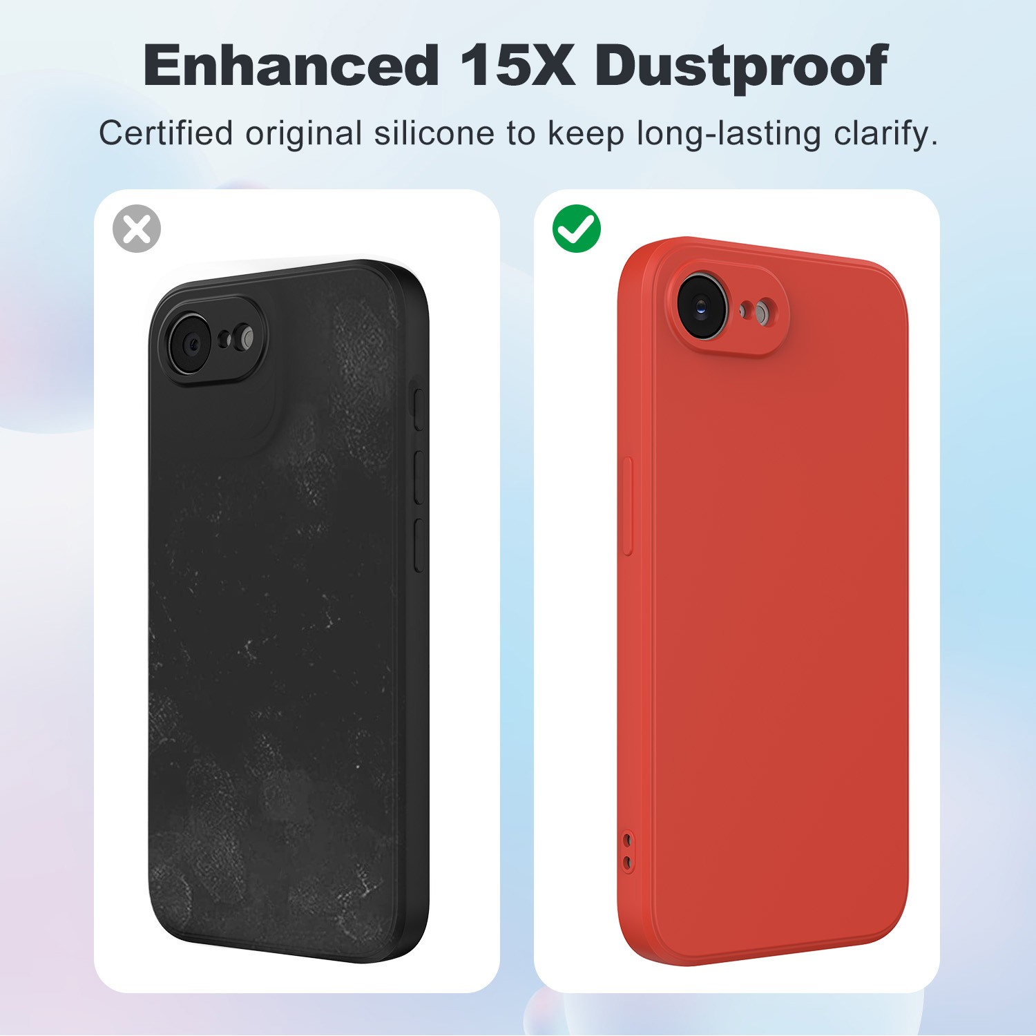 For iPhone 17e Protective Case - Premium Liquid Silicone w/ Precision Cutouts US