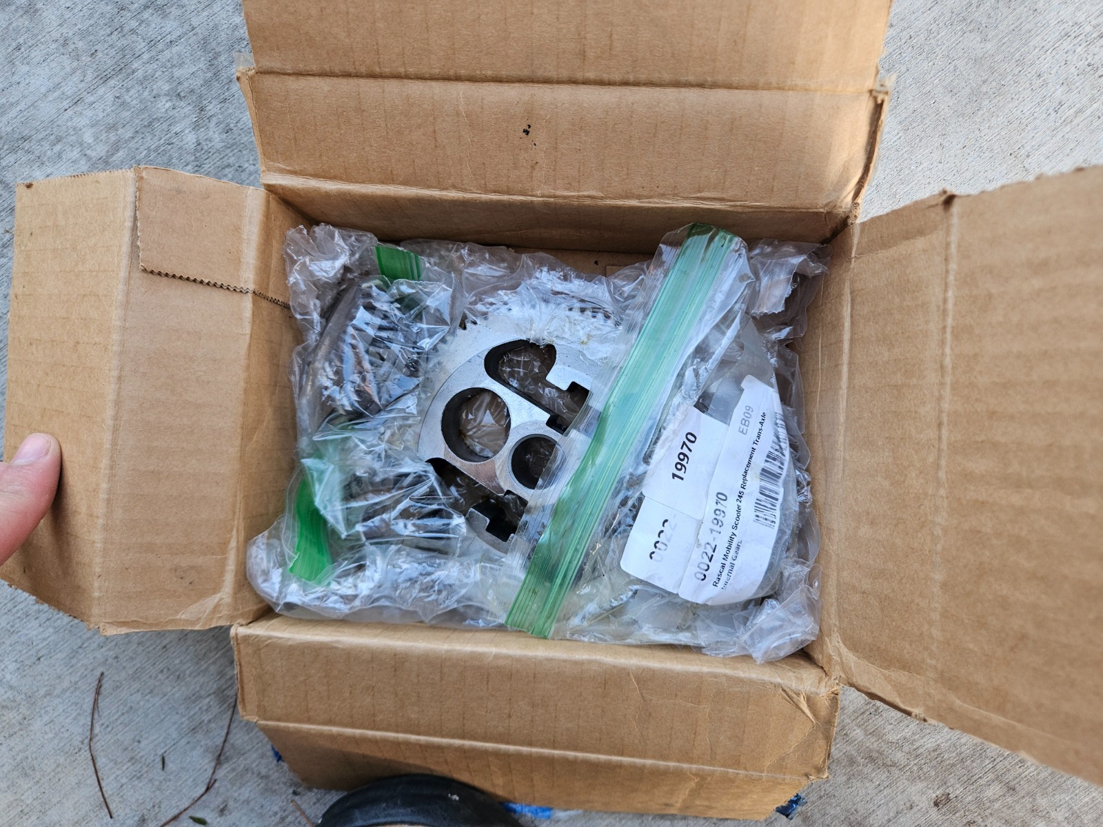 Rascal Mobility Scooter 245 replacement trans axle internal gears