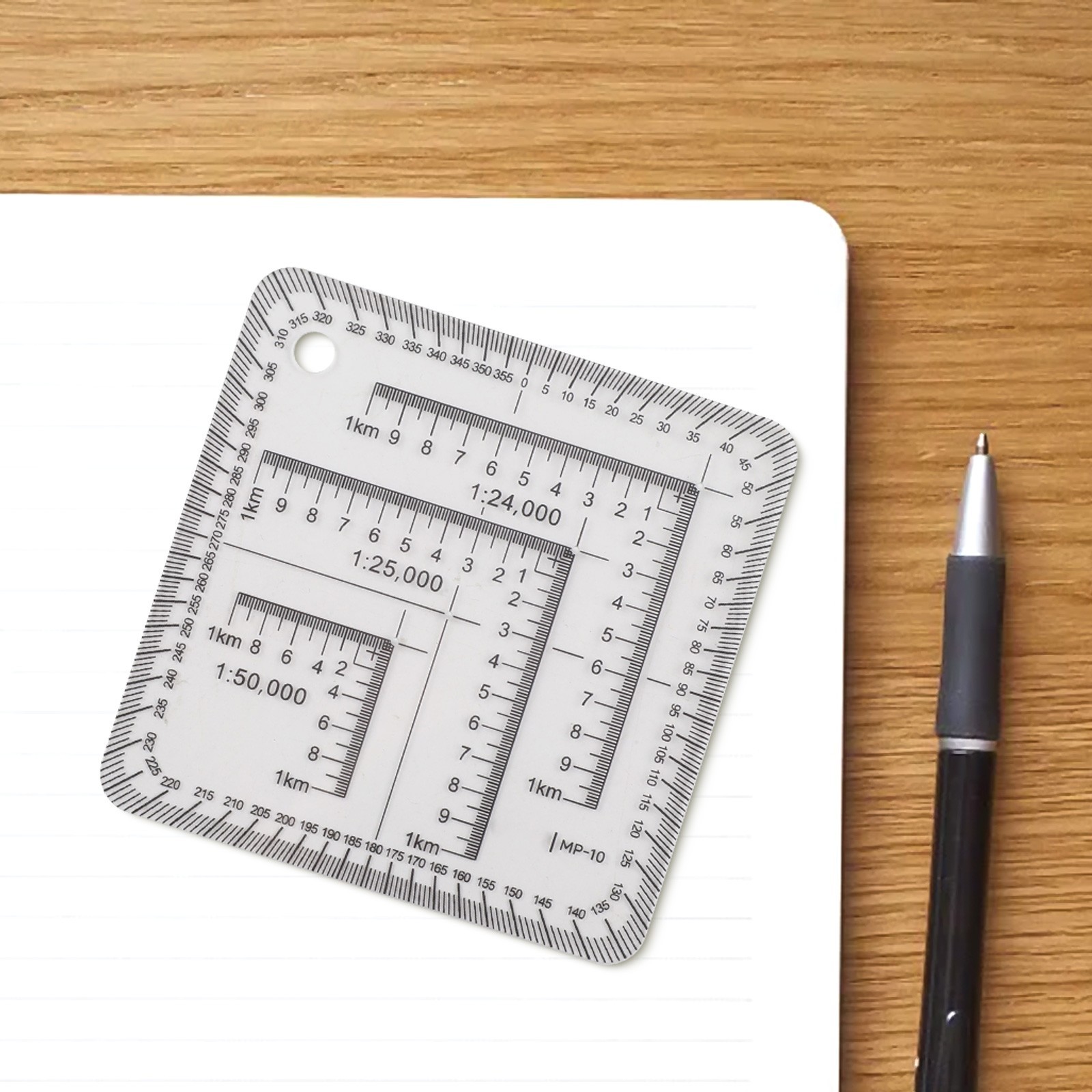 Lightweight 7cm Coordinate Ruler for Geographical Learning Applications