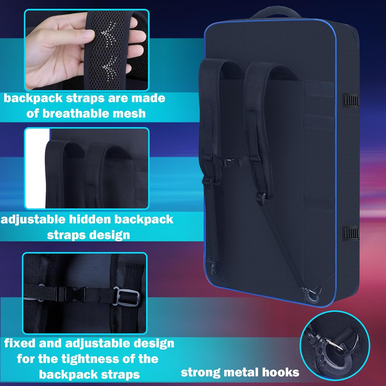 DJ Controller Case Bag Compatible with DDJ-FLX10/ 1000/ 1000SRT/ DDJ-GRV6/ REV5/