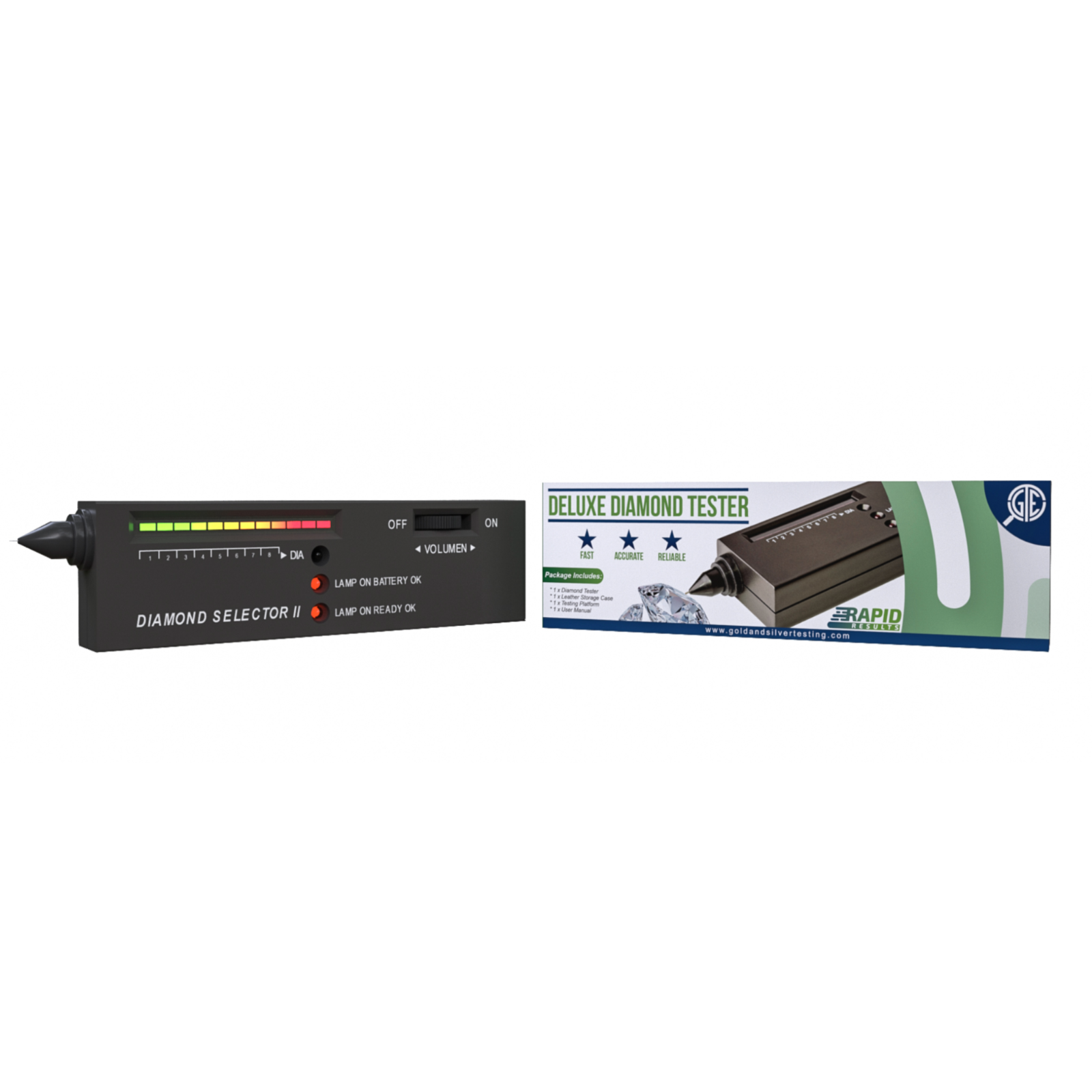 Diamond Tester Selector Gemstone Testing Kit Digital Electronic Magnifier Tool