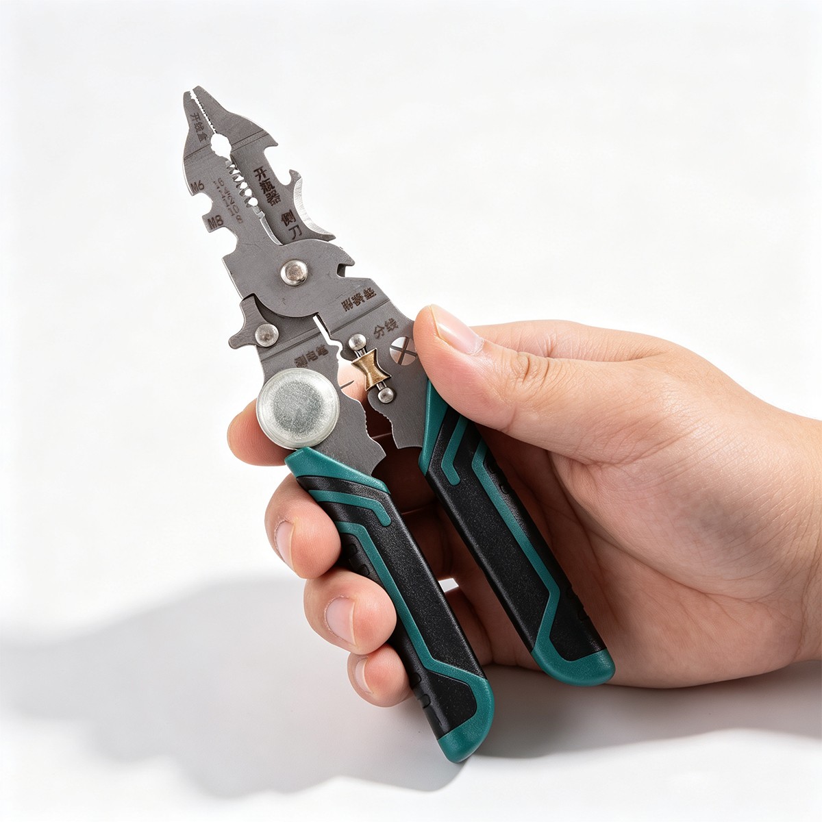 14 in 1 Wire Stripper Twister Set Includes Cable Scissors Voltage Tester Pliers
