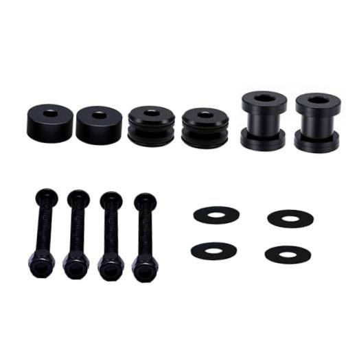 Motorcycle Sissy Bar Docking Hardware Kit for Harley Touring FLSTC black#2