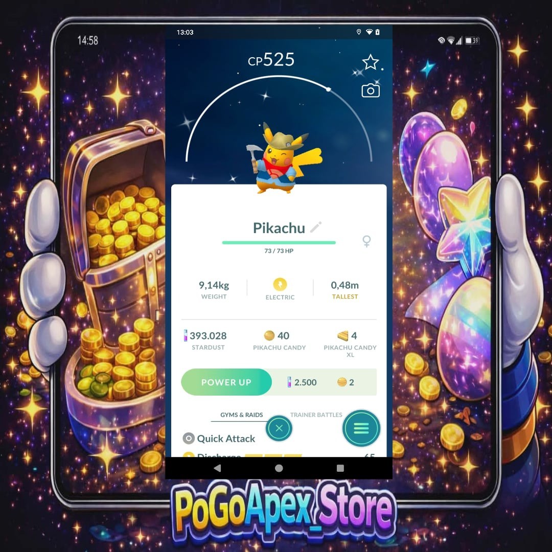 Shiny Excavator Pikachu Possil Museum - Registered 20k dust
