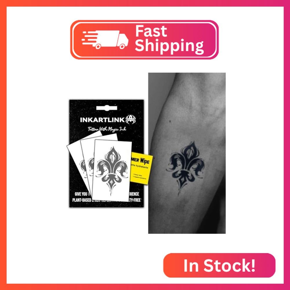 INKARTLINK 3 Sheets Iris Temporary Tattoos, Realistic Waterproof