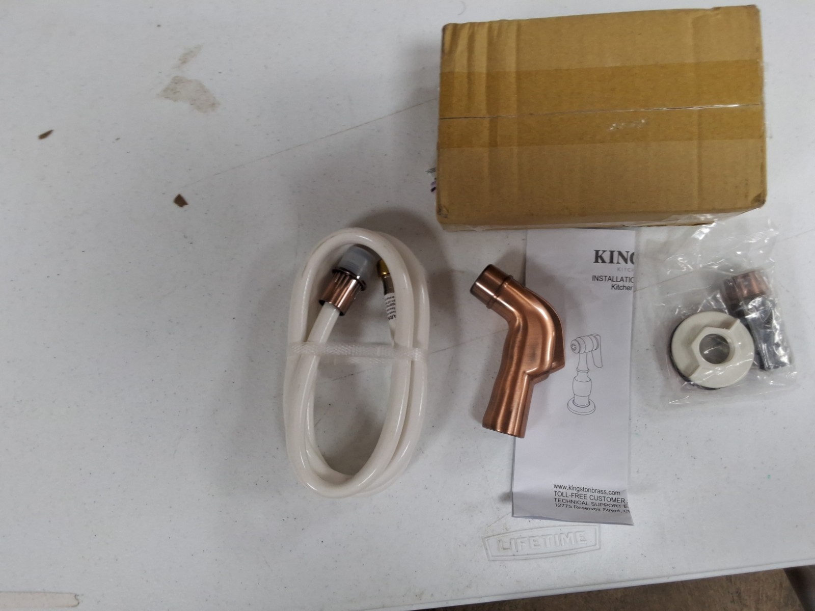 Kingston Brass KBS79SP Kitchen Side Spray - Copper