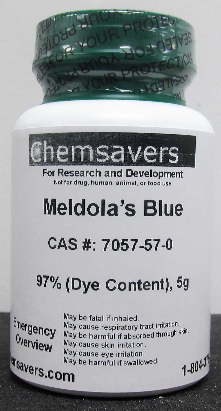 Meldola’s Blue, 97% (Dye Content), 5g