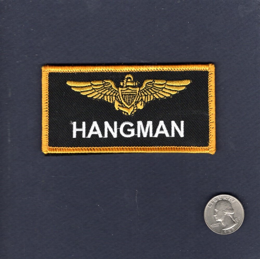Jake HANGMAN Seresin TOP GUN Maverick Movie Name Tag Navy Squadron Patch +V