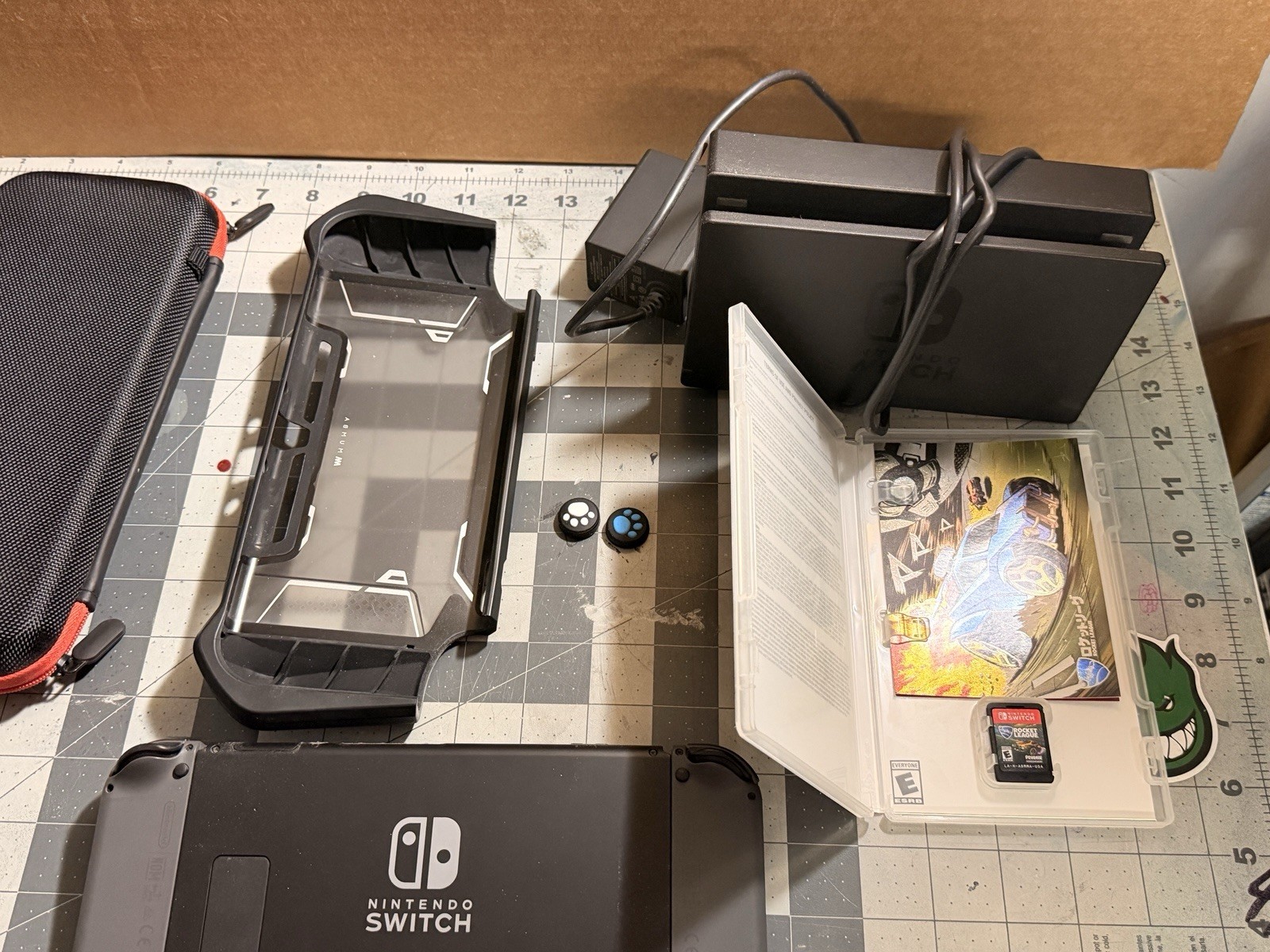 Nintendo Switch Console Bundle with Dock, Rocket League Game, Carrying Case