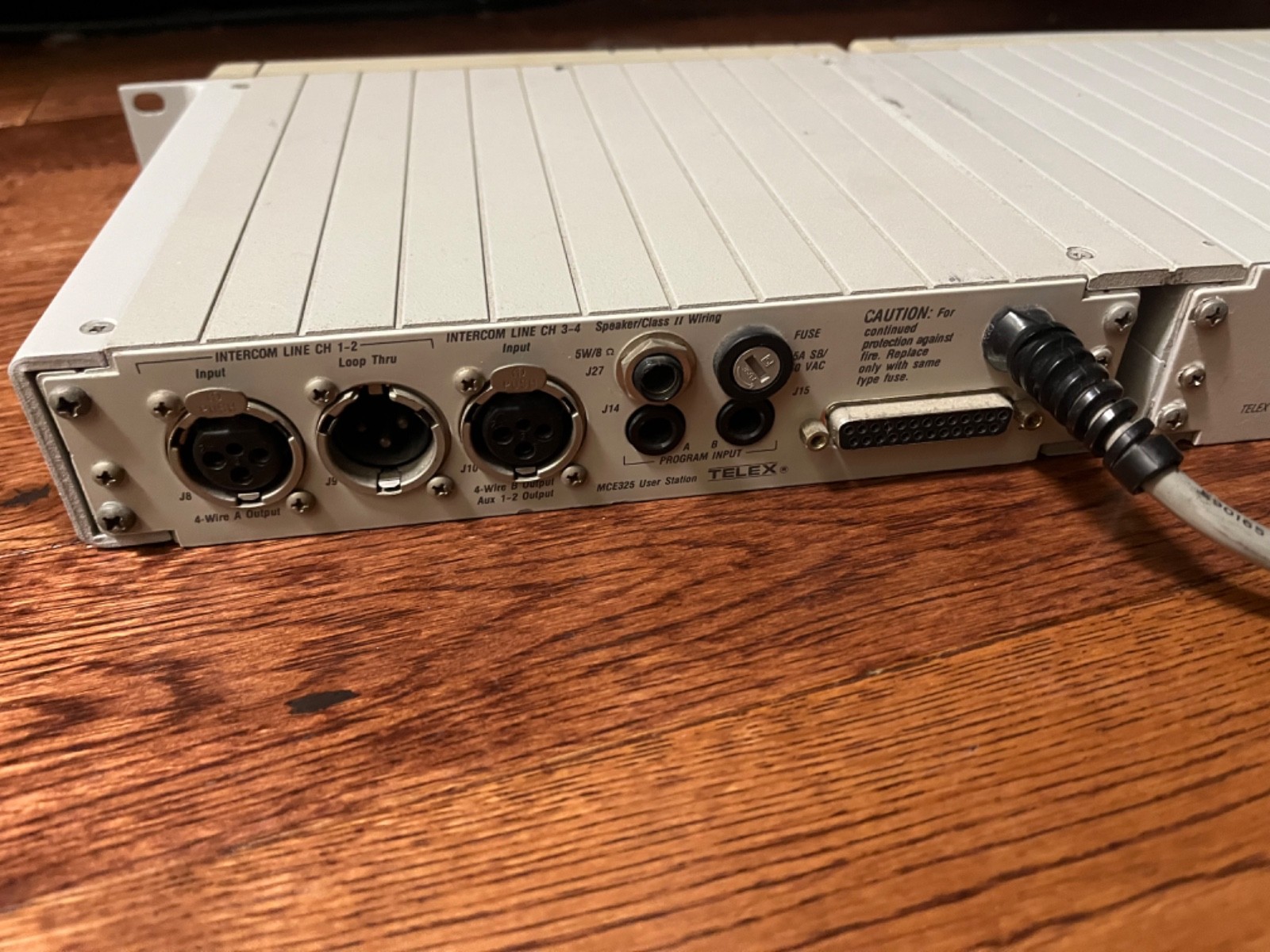 RTS Telex MCE325 User Station with MCS325 Speaker Comms system
