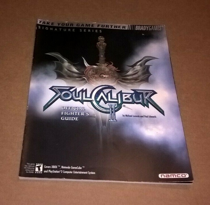 Soul Calibur 2 II : Official Strategy Guide BradyGames Fighter’s Guide Signature