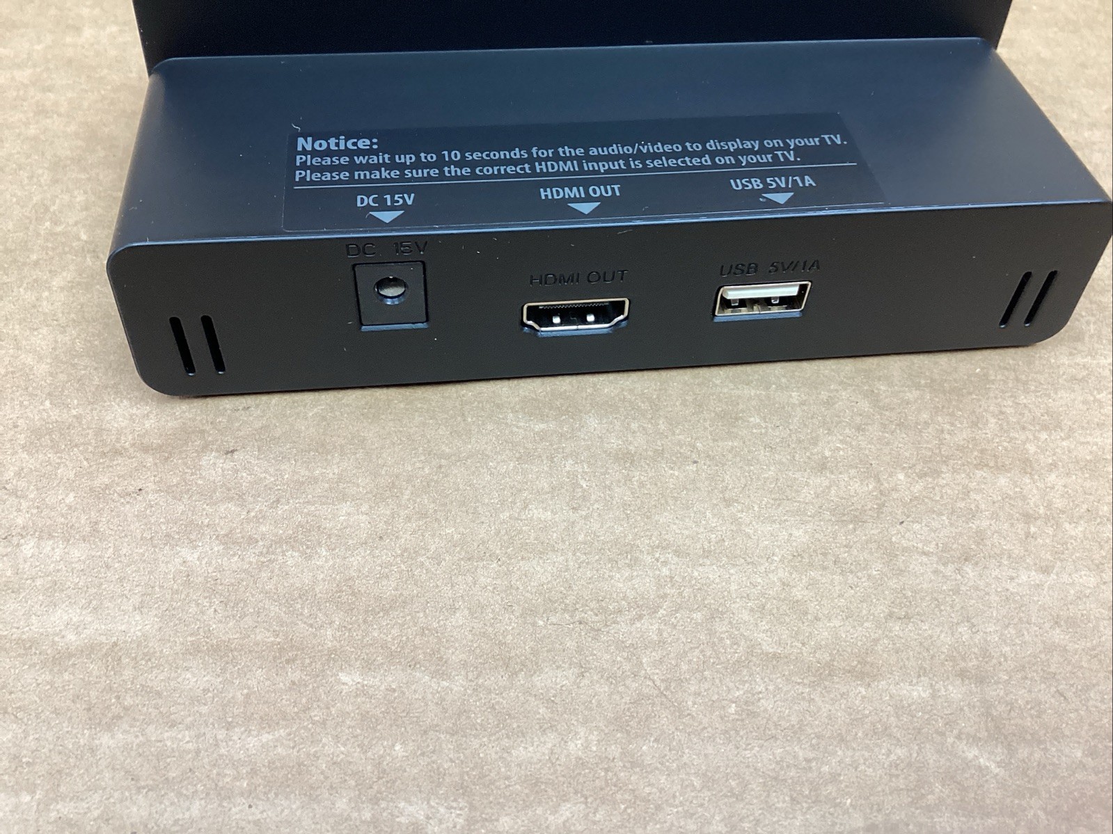 Rocketfish RF-NSDKHU TV Dock Kit For Nintendo Switch - Black