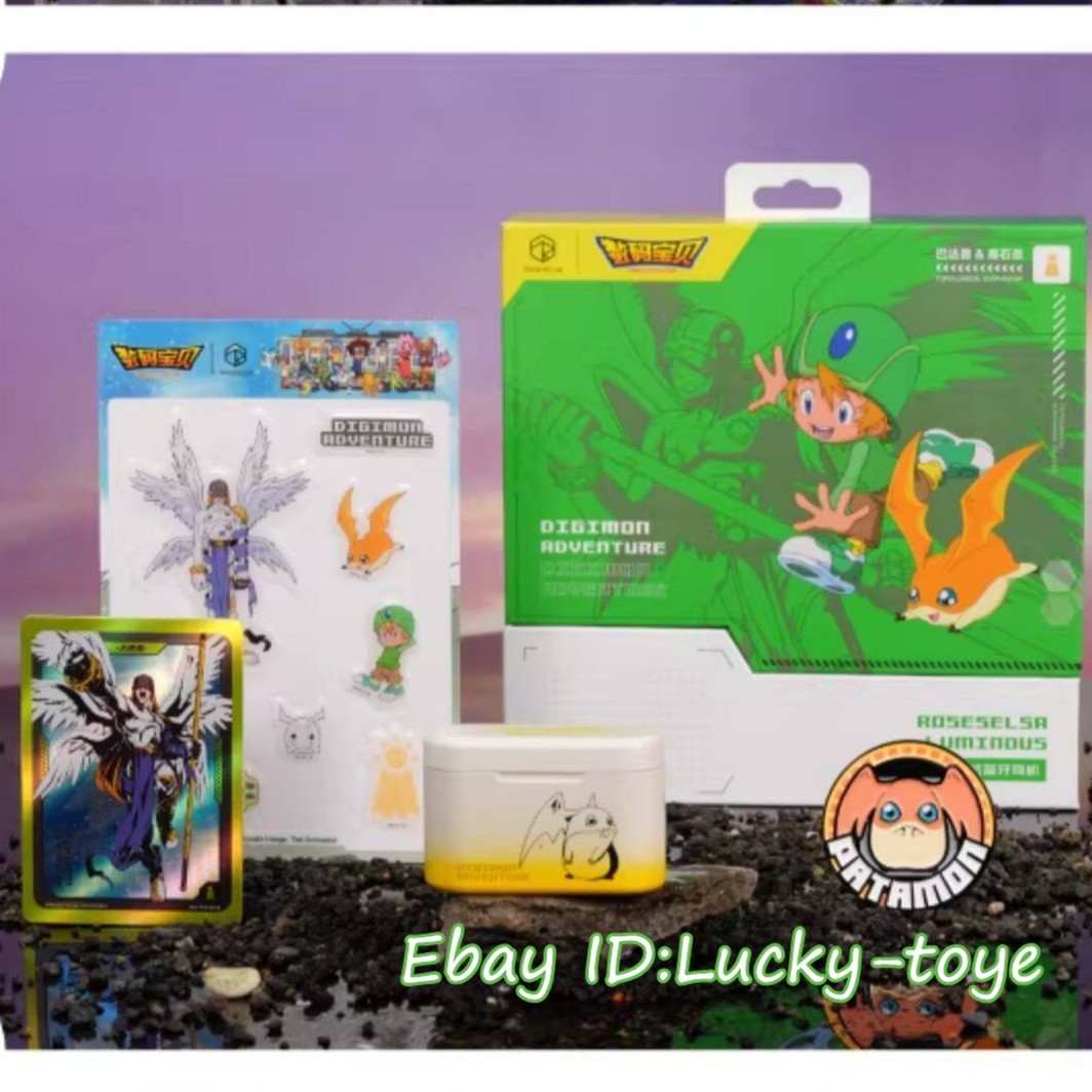 Anime Official Digimon Patamon Clip on Wireless Bluetooth Earphone Gift Box