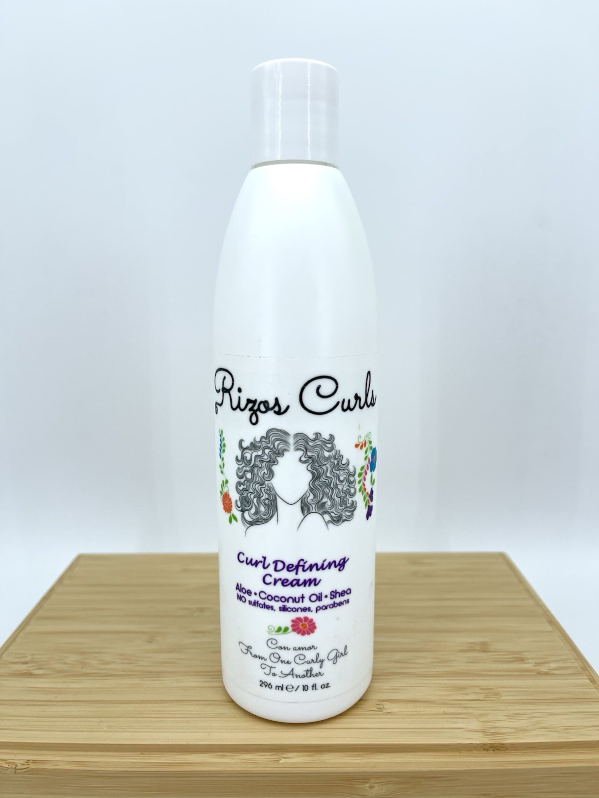 Rizos Curls Curl Defining Cream with Aloe, Coconut Oil, & Shea 10oz