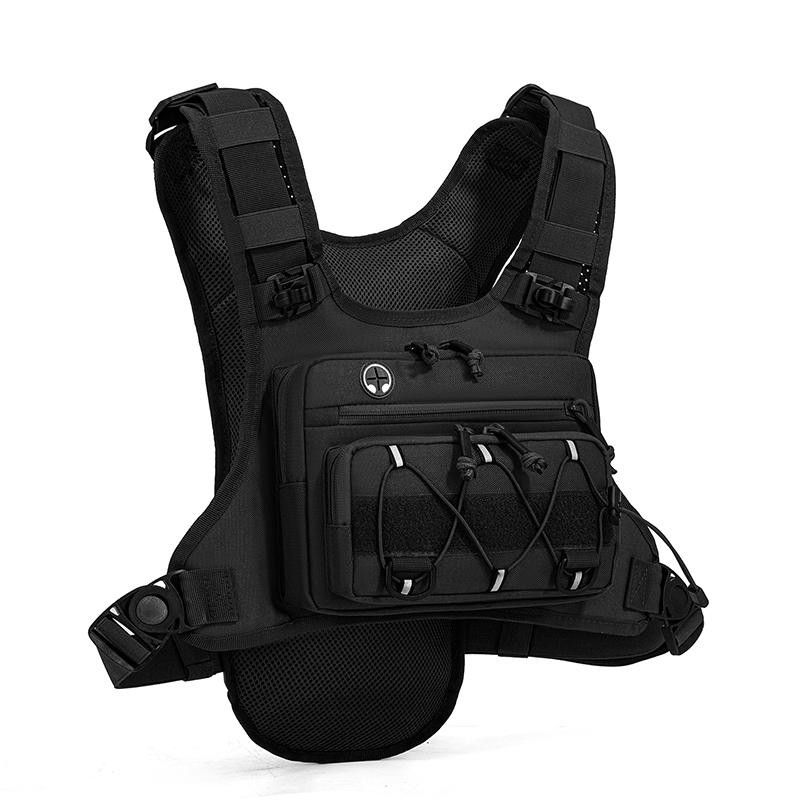 Tactical Chest Vest Bag Reflective Edc Pack for Hiking Running Cycling Travel