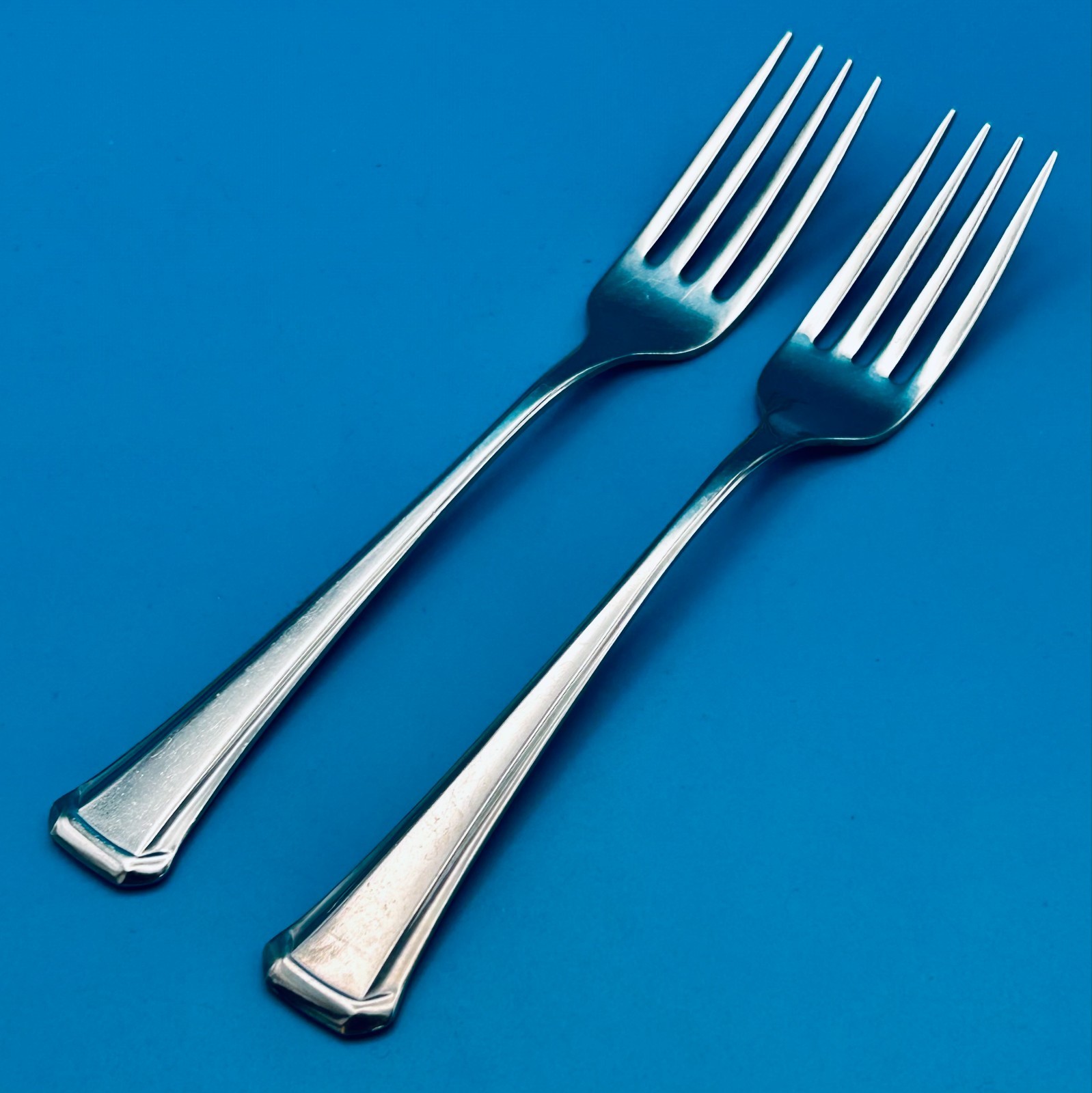Set of 2 Oneida MAESTRO St Ledger Dinner Forks 7 3/8" Stainless Flatware