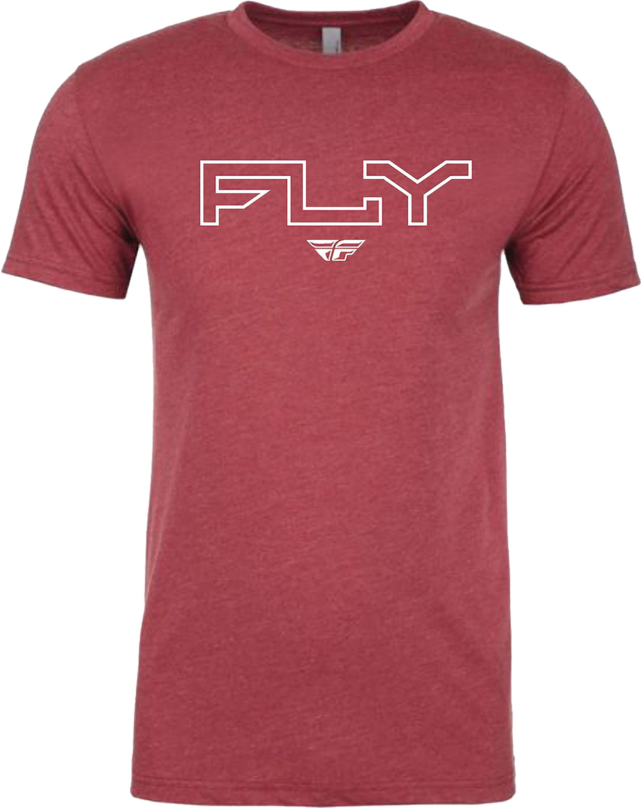 FLY RACING - Fly Edge Tee Cardinal 2X | 354-03092X