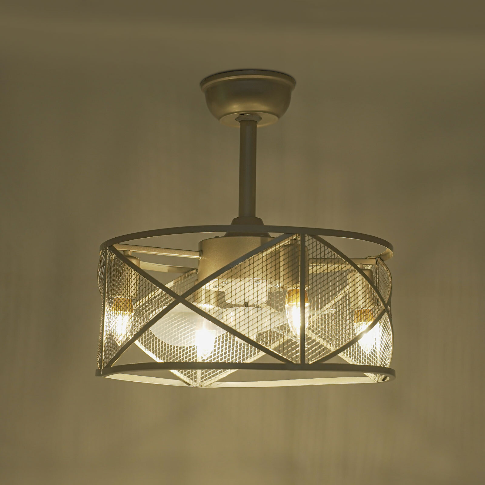 Caged Ceiling Fan Light Ceiling Fan Light Ceiling Fan with Light Remote Control