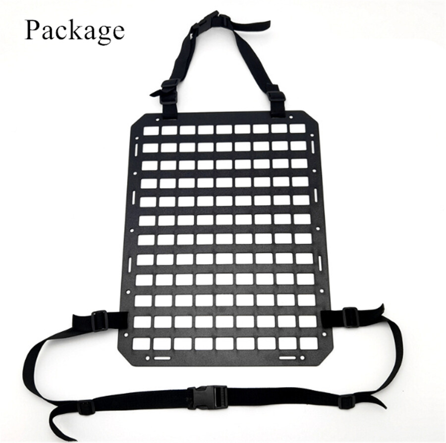 1X Universal Auto Car Seat Back Gun Rack Display Storage Tactical MOLLE Panel