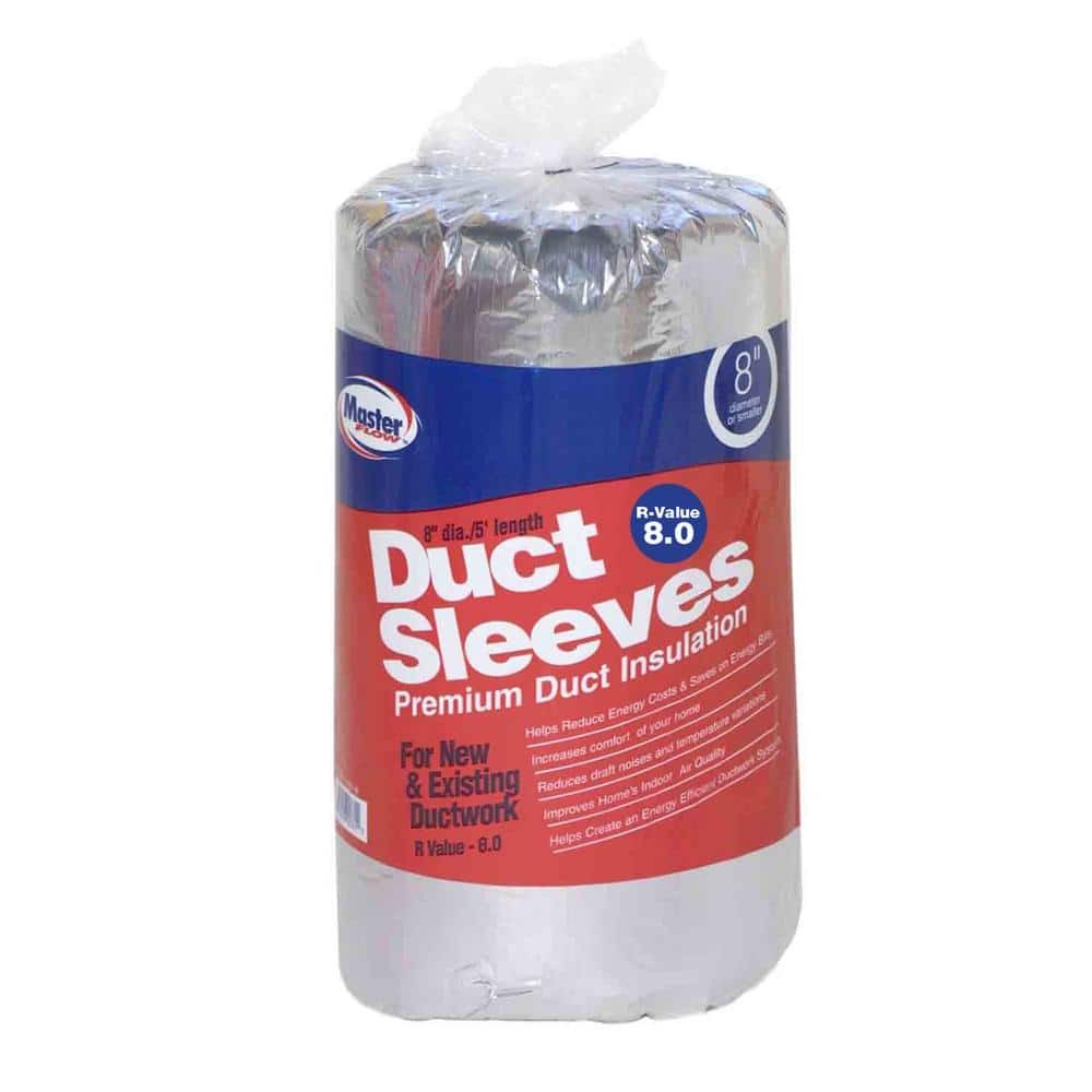 Master Flow 8 in. Dia R-8 Ductwork Insulation Sleeve