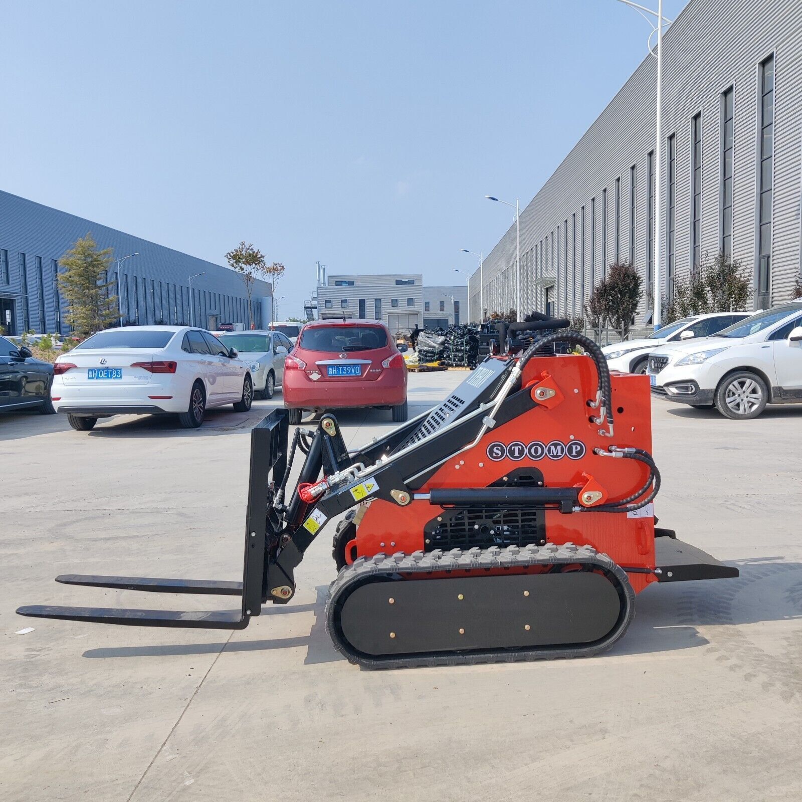 Loader Fork Pallet mini skid steer loader attachments for TYPHON STOMP SKIDSTEER