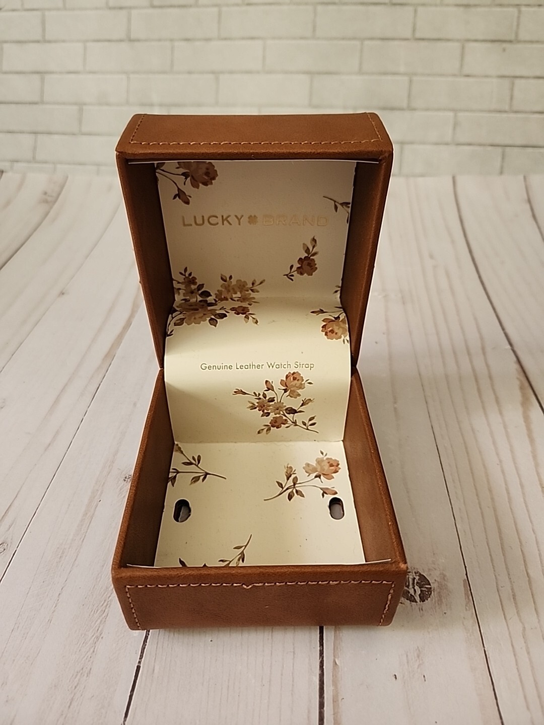 Lucky Brand Watch Box Brown Empty