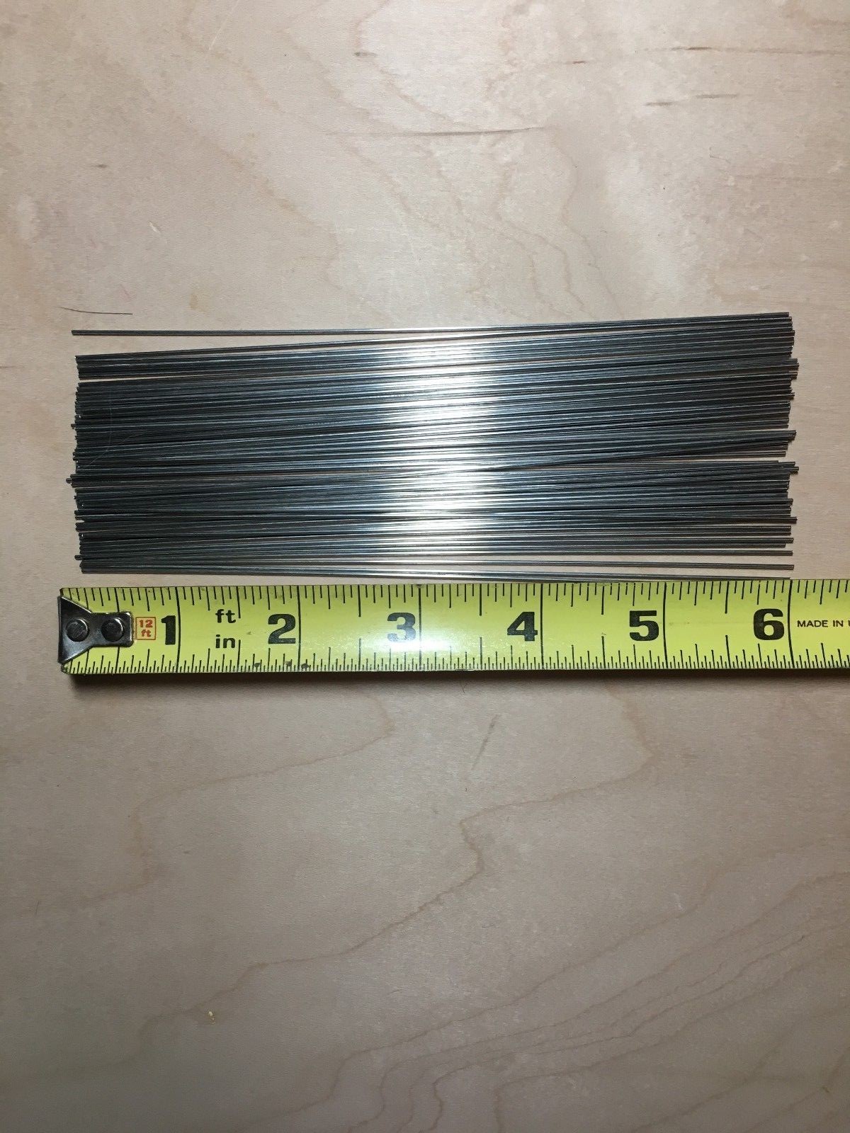 .022 - .024 SS 6" wire spinner lure making bending forming Tackle Craft fishing