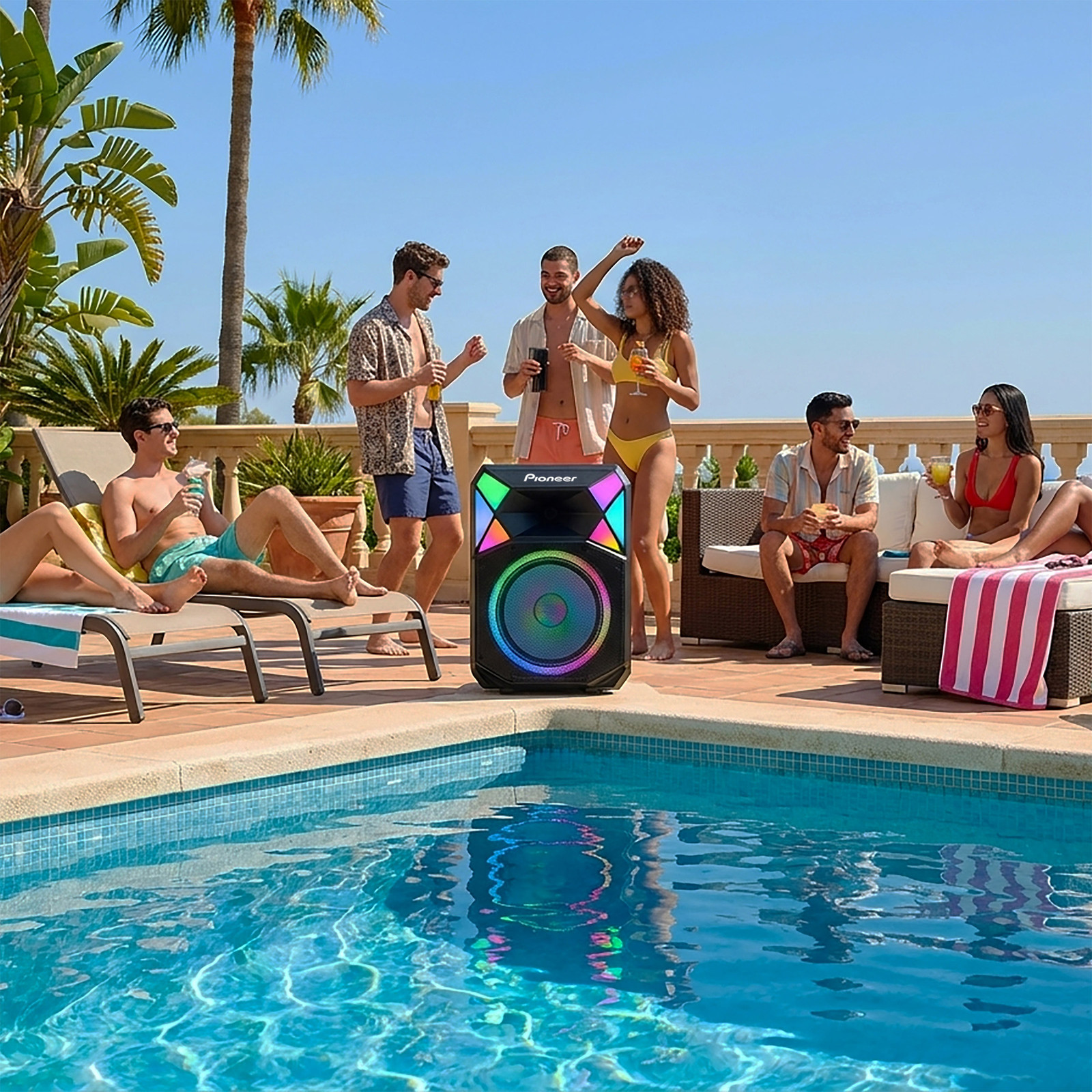 Pioneer PSX615 700 Watt All-In-One Party Speaker with Auracast