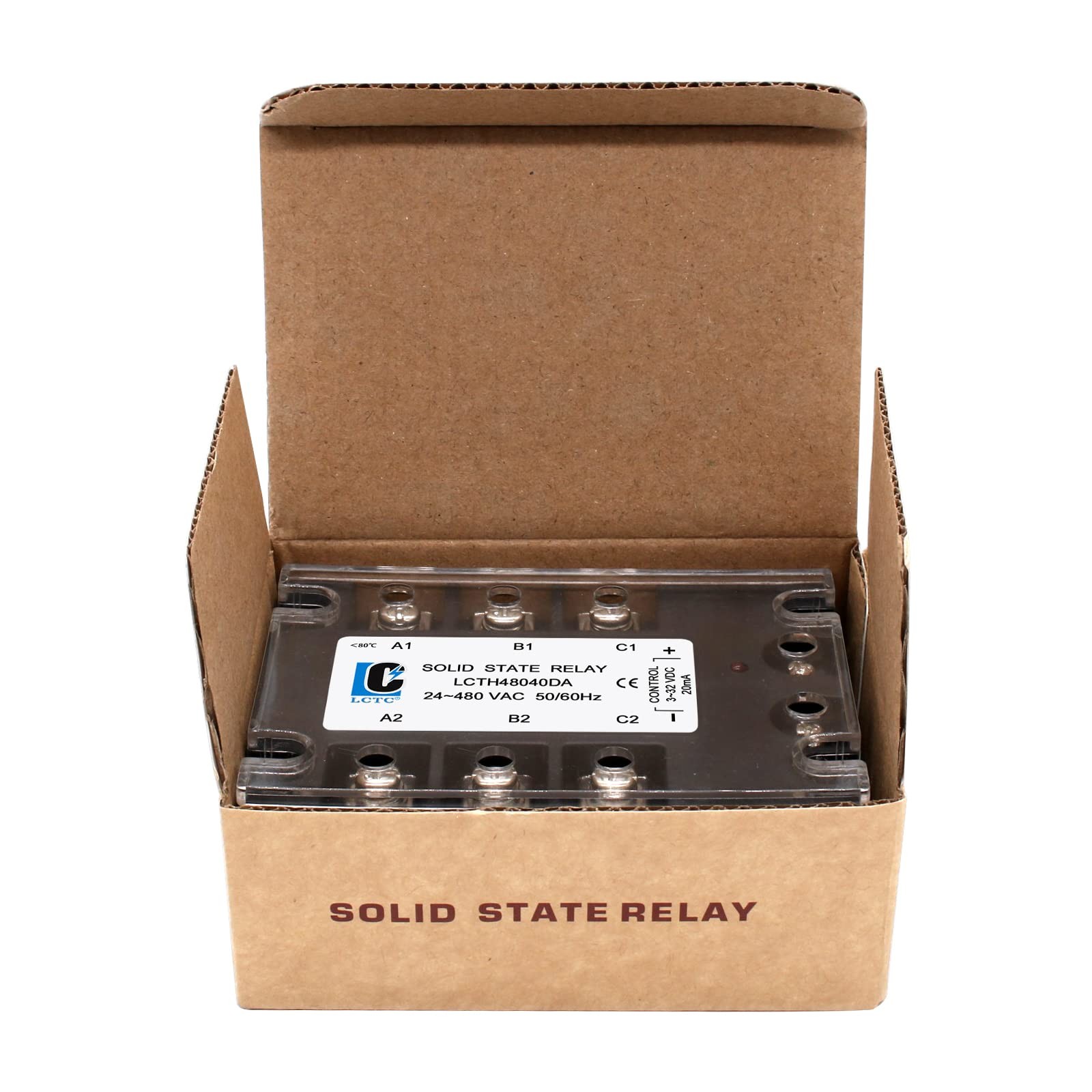 3 Phase Solid State Relay SSR 40DA DC To AC Input 332VDC Output 24480VAC