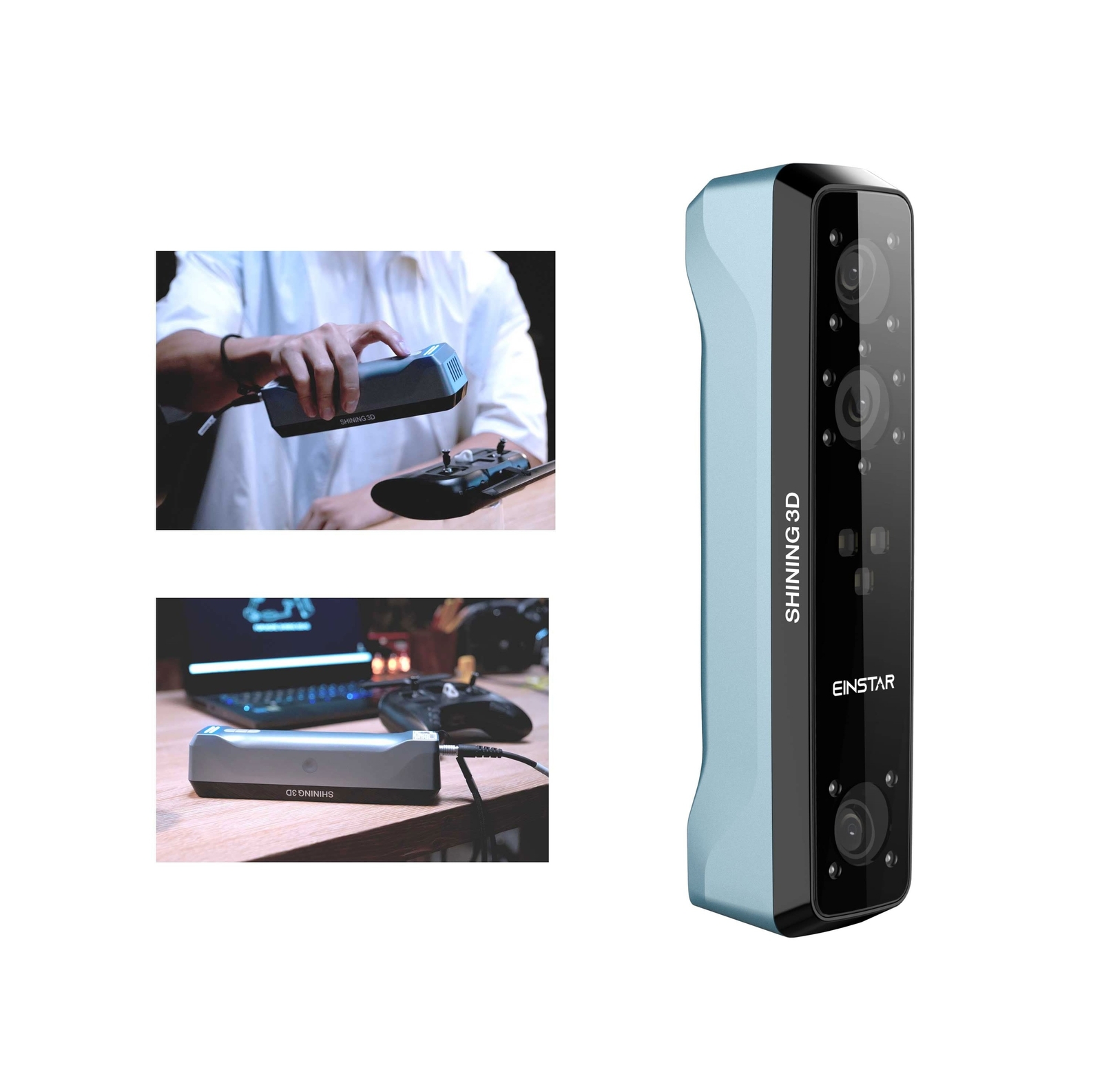 Einstar 3D Handheld Infrared VCSEL Structured Light Scanner with RGB Color Ca...